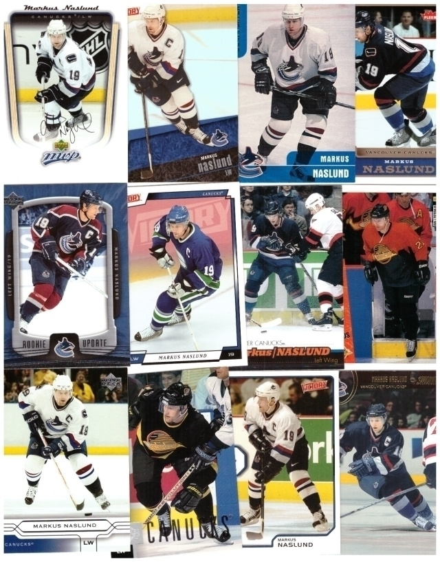12 x MARKUS NÄSLUND Vancouver Canucks