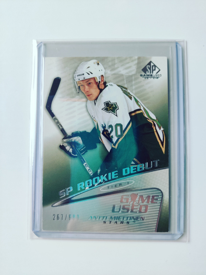 Antti Miettinen 03-04 SP Game-Used SP Rookie Debut /600