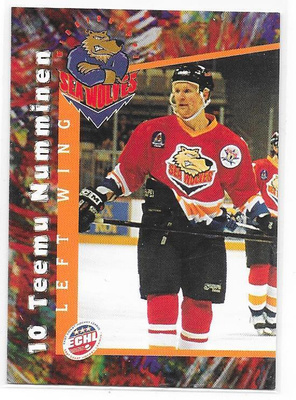 1997-98 Mississippi Sea Wolves #10 Teemu Numminen Tappara