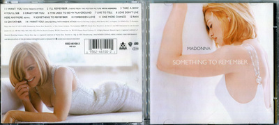 MADONNA . CD-LEVY . SOMETHING TO REMEMBER