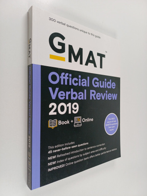 GMAT Official Guide Verbal Review 2019