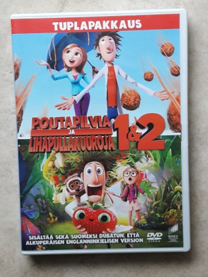 2 x DVD. Poutapilviä ja lihapullakuuroja 1 ja 2