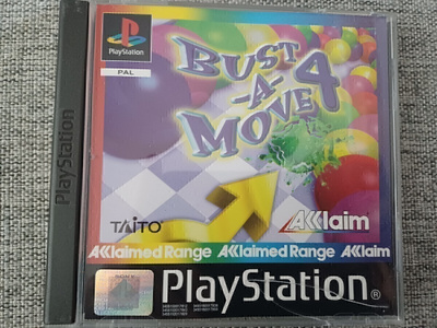PS1 - Bust-A-Move 4 ( CIB ) SyyS ALE!