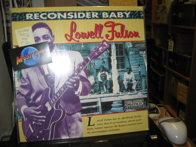 LOWELL FULSON - RECONSIDER BABY LP BELGIUM -90 M-/M-