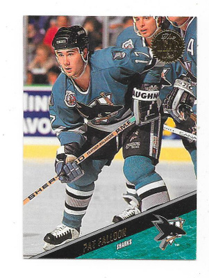 1993-94 LEAF #49 Pat Falloon , San Jose Sharks