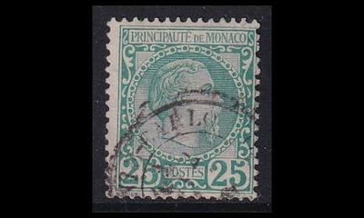 Monaco 6 o Prinssi Charles III 25 C (1885)