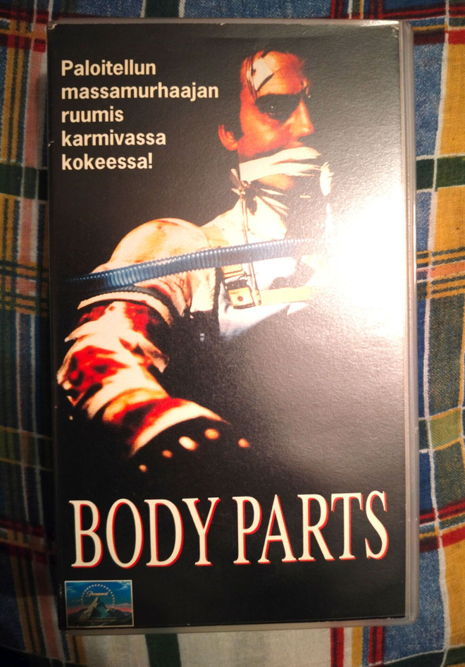 "BODY PARTS" (SUOMI VHS ! ! O: ERIC RED ! !)