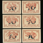 Saksa Notgeld 6 x 10 Pfennig, Arnstadt 1921 - pikkukuva 1