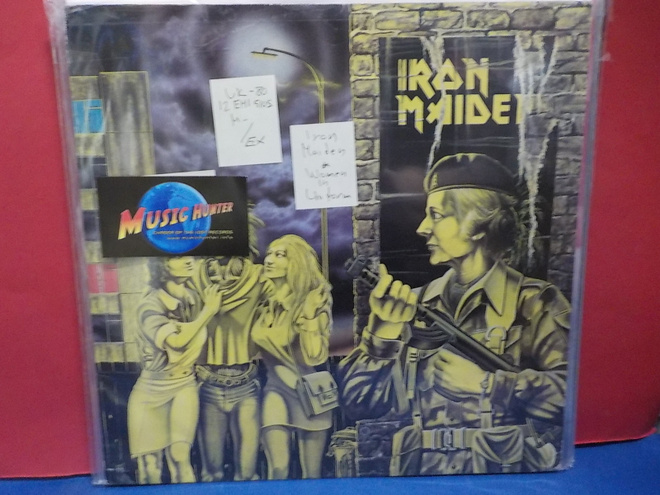 IRON MAIDEN - WOMEN IN UNIFORM UK -80 M-/EX LP