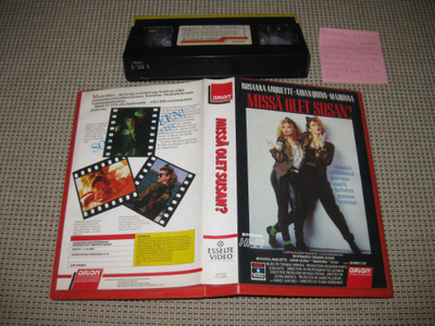 Missä Olet Susan? -VHS (FIx, Esselte Video, Madonna, 1985)