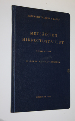 O. J. Lukkala : Metsäojien hinnoitustaulut