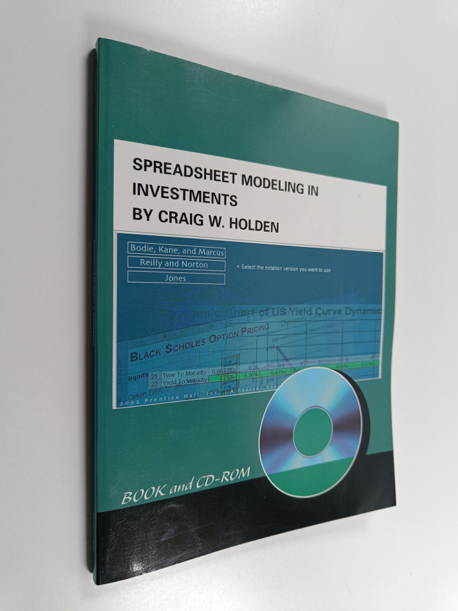 Craig W. Holden : Spreadsheet modeling in investments (CD...