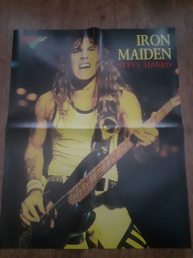 Steve Harris Iron Maiden juliste