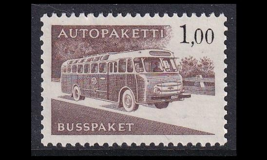 AP_13x ** Autopaketti 1 mk x-pap (1963)