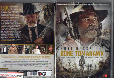 bone tomahawk (1 661) UUSI -FI- DVD suomik. kurt russell 20