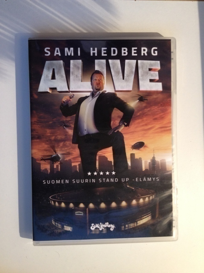 Sami Hedberg - Alive (DVD) Suomen suurin stand up - elämys