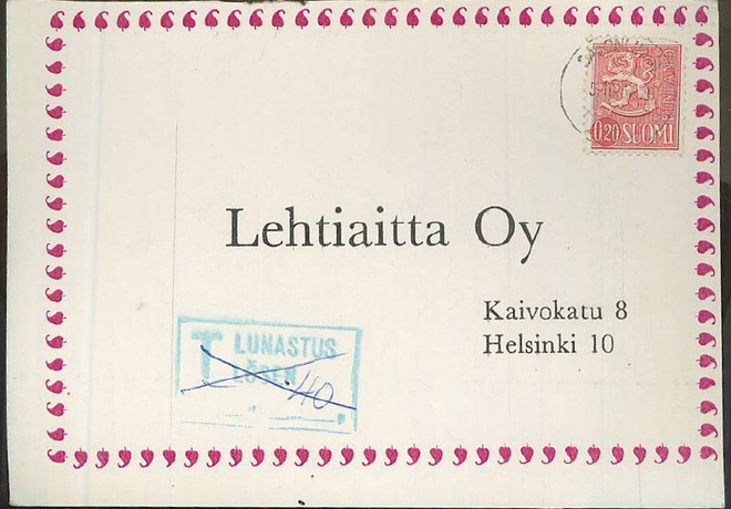 1967 lehtivastaus, jolta lunastus on mitätöity