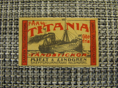 F.Å.A s/s Titania.Hjelt & Lindgren.