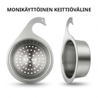Tiskialtaan Roskasihti Ruostumatonta Terästä - pikkukuva 5