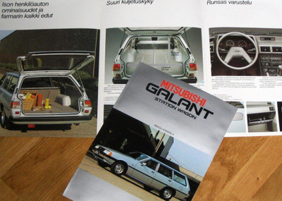 1982 Mitsubishi Galant Station Wagon  esite - suom