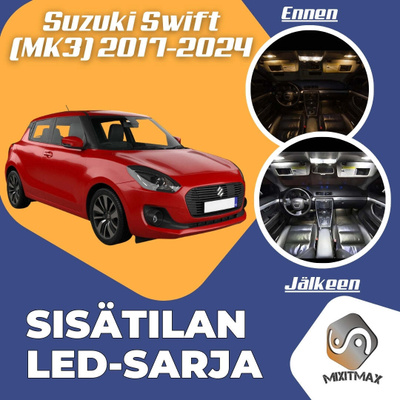 Suzuki Swift (MK3) Sisätilan LED-sarja 6-osainen