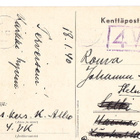 Kortti Kenttäposti Hyvä Yksikön Leima 4VK 1940 Talvisota - pikkukuva 1