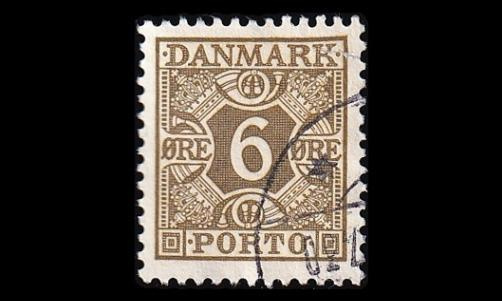 Tanska PORTO_33 o 6 öre oliivi (1937)