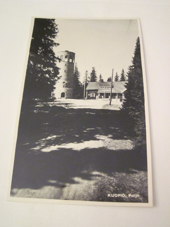 VANHA Postikortti Kuopio 1950-l Alkup.Mallikappale