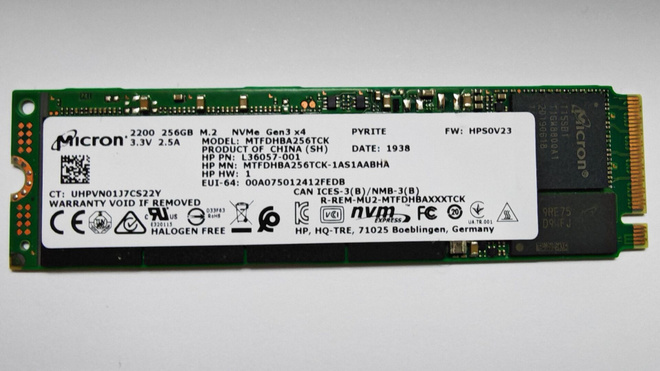 MICRON 256GB M2 NVME SSD
