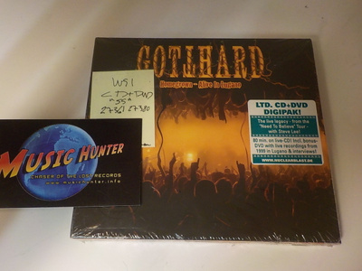 GOTTHARD - HOMEGROWN-ALIVE IN LUGANO UUSI CD + DVD