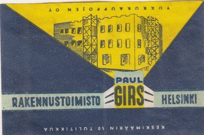 Helsinki, Rakennustoimisto Paul Girs     b352