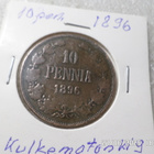 10 penniä 1896 kulkematon kl 9 - pikkukuva 5