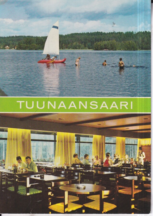 Punkaharju, Tuunaansaari. sommitelmakortti  .    e134