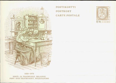 1976 70p postimuseoehiö +
