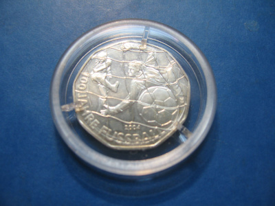 Itävalta 5e hopea juhlaraha Jalkapallo - 2004