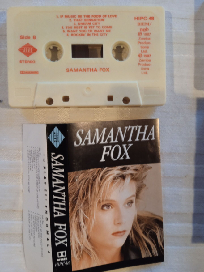 C- KASETTI: SAMANTHA FOX     ZOMBA HIPC- 48