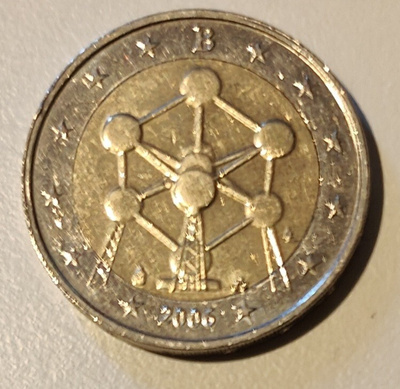 2€ - Atomium - Belgia 2006