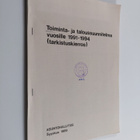 Toiminta- ja taloussuunnitelma vuosille 1991-1994 (tarkis... - pikkukuva 1