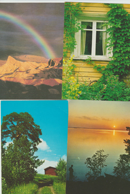 Kesäisiä kuvia No 5 , 4 kpl
