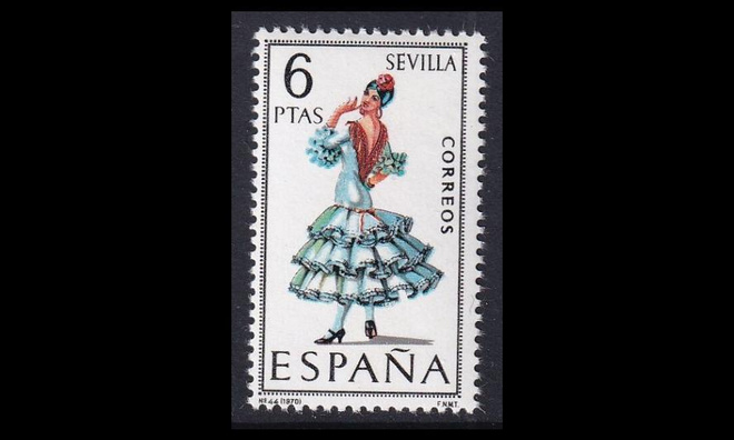 Espanja 1878 ** Kansanpukuja Sevilla (1970)