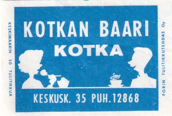 Kotka. Kotkan  Baari   b547