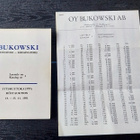 Bukowski huutokauppaluettelo 4 1981 - pikkukuva 1