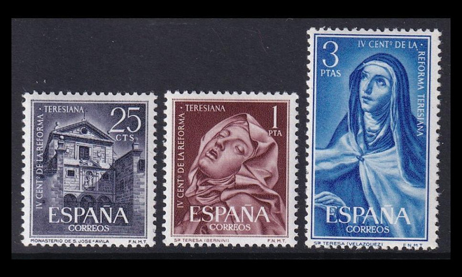 Espanja 1314-6 ** Uskonpuhdistus 400v (1962)