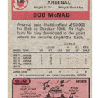 Purkkakuva n:o 136 Bob  McNab  Arsenal,  Jalkapallo - pikkukuva 2