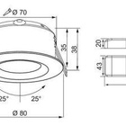 Airam Compact 5 W IP 44 3000 K - pikkukuva 2