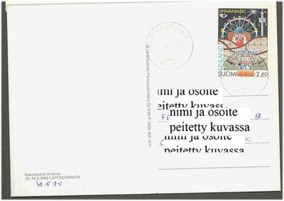 1995 Linnanmäki postikortti