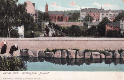 Helsinki,Spring Park. .      b475