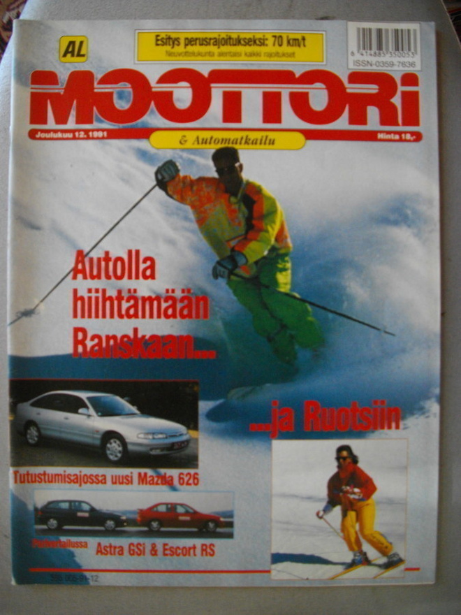 Moottori lehti Nro 12/1991 (17.3)