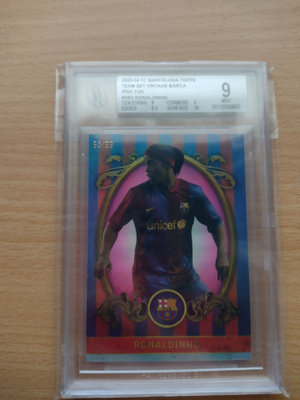 Ronaldinho vintage barca , Beckett greidattu