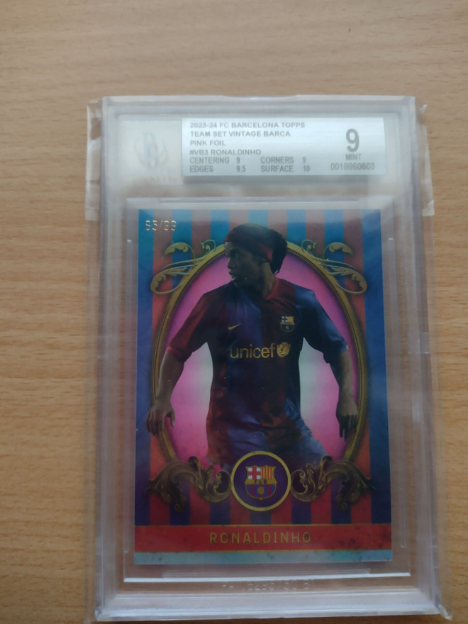 Ronaldinho vintage barca , Beckett greidattu
